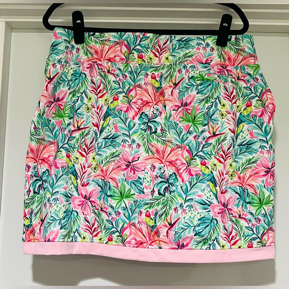 Stella Parker Floral Golf Skort. Size Large. - Picture 2 of 5